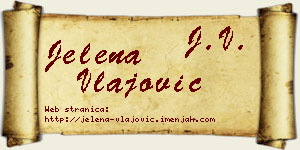 Jelena Vlajović vizit kartica